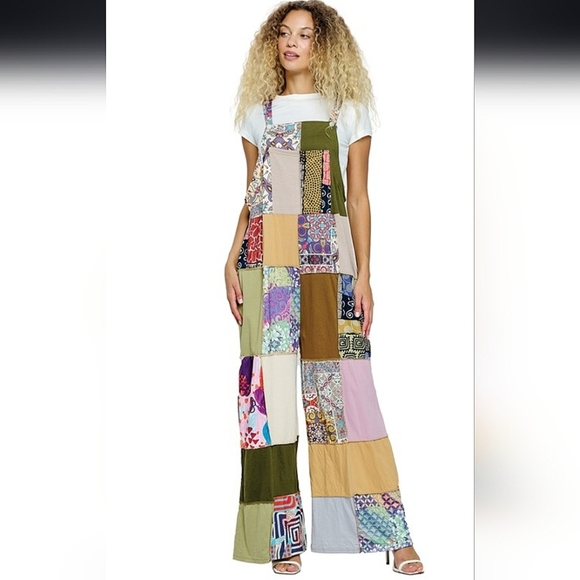Bloom Jumpsuit Patchwork Floral - Tart Collections